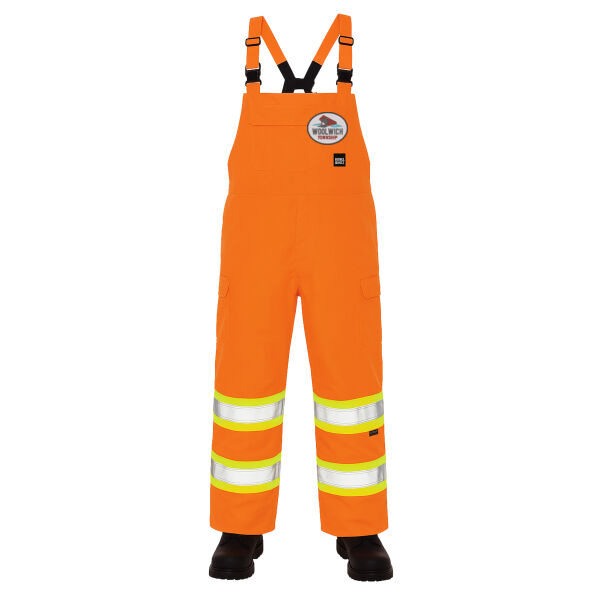 Embroidered Unlined Safety Rain Bib Overall - SB04  Thumbnail